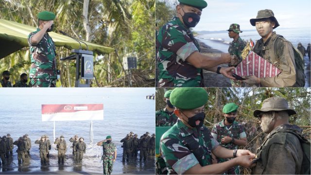 Kasrem 162/WB Tutup Diklatsar Bela Negara PT. AMNT