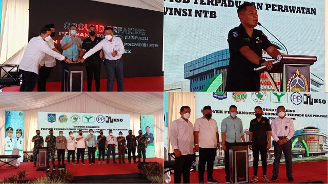 Peletakan Batu Pertama Instalasi Gawat Darurat Rumah Sakit Provinsi NTB