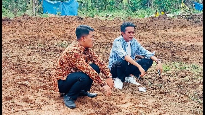 Bupati Loteng Pantau Langsung Pengerjaan Awal Sirkuit Motocross