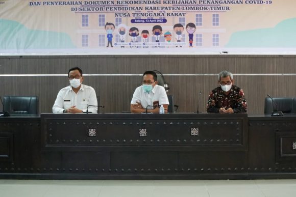Pengukuhan Sekber Satuan Pendidikan Bencana Kabupaten Lombok Timur