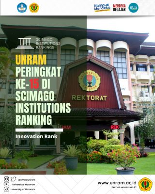 Unram Peringkat Ke-15 di SCImago Institutions Ranking