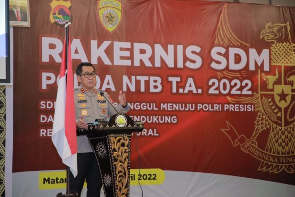 Kapolda Buka Rakernis SDM Polda NTB Menuju Polri Presisi