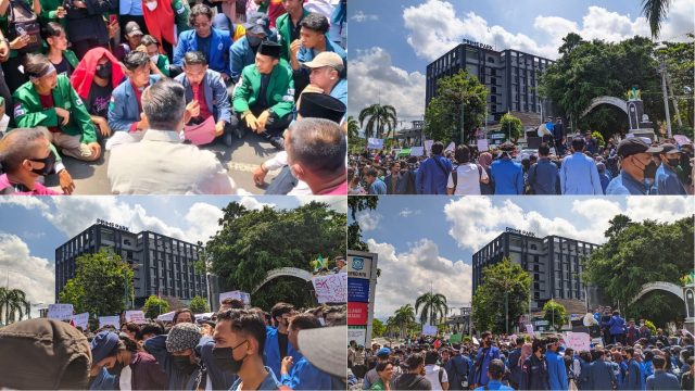 Aliansi Rakyat NTB Menggugat Geruduk Kantor DPRD Provinsi NTB