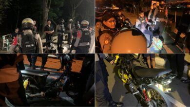 Balap Liar Jelang Sahur di Udayana dan Jalan Lingkar Dibubarkan Polisi