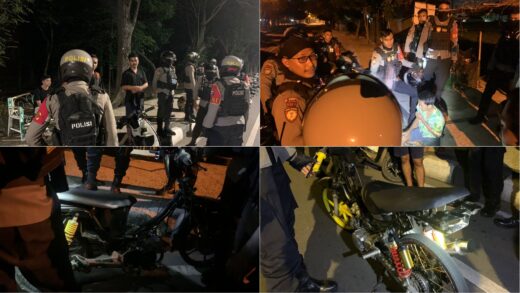 Balap Liar Jelang Sahur di Udayana dan Jalan Lingkar Dibubarkan Polisi