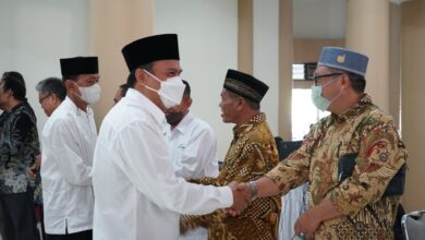 Halal Bihalal dan Pelepasan Jemaah Calon Haji Civitas Akademika Unram