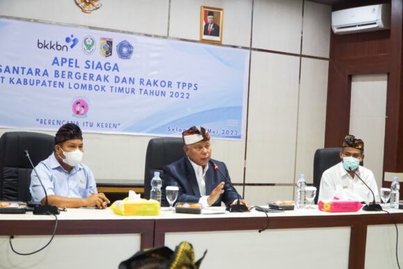 Bupati Lotim Hadiri Apel Siaga TPK dan Rakor TPPS