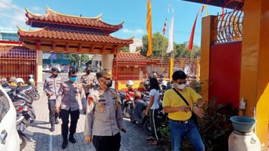 Karo Ops Polda NTB Pantau Sejumlah Vihara di Kota Mataram