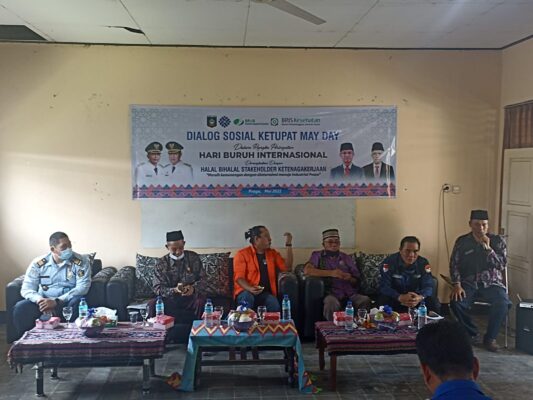 Disnakertrans Loteng Gelar Halal BiHalal dengan Sejumlah Leading Sector
