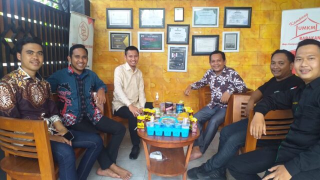 Founder UMKM Babakan Sambut Kunjungan Ketum Wirausaha Muda Nusantara