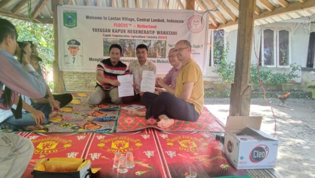 Pemdes Desa Lantan Jalin Kerjasama dengan Pihak Asing Budidaya Pohon Kapuk