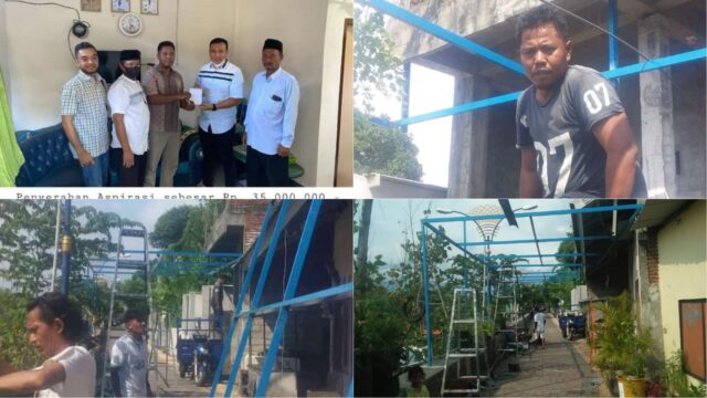 Gufron Dukung Program Kampung Anggur Kelurahan Banjar Ampenan