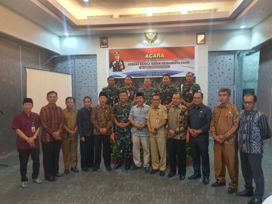 Danlanud ZAM Gelar Pertemuan dan Sosialisasi dengan Bakesbangpoldagri Se-NTB