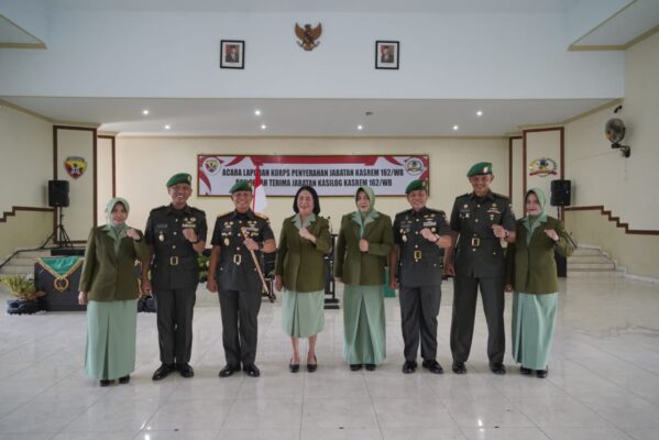 Sertijab Kasrem dan Kasilog Dipimpin Langsung Danrem 162/WB