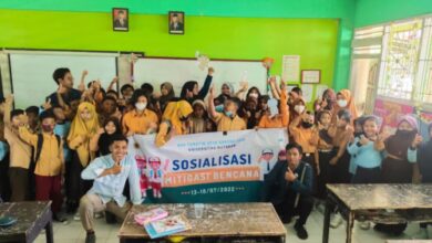 Unik! Team KKN Unram Sukses Selenggarakan Sosialisasi Mitigasi Bencana