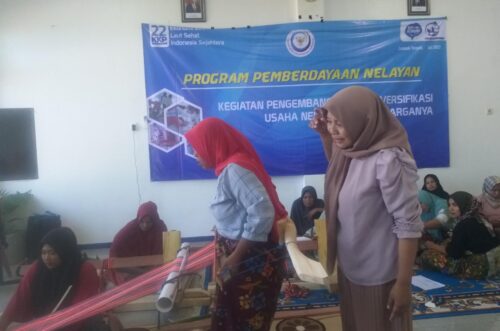 Kementrian KKP RI Menggelar Platihan Pendanaan Bagi Keluarga Nelayan Teluk Awang