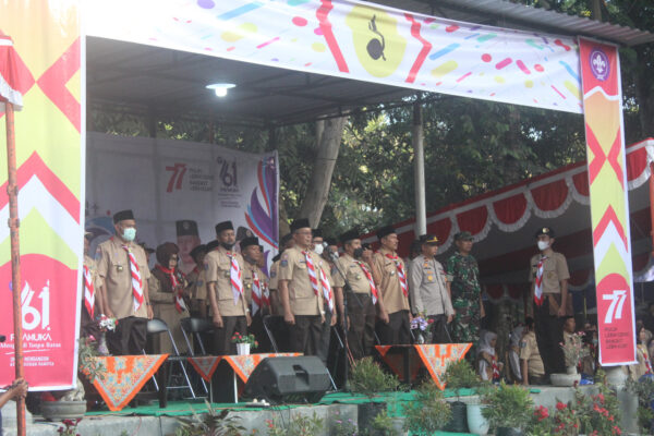 Sekda Lotim Buka Jambore Cabang Tahun 2022 Lombok Timur