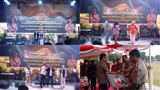 Acara Pisah Sambut Direktur Reserse Narkoba Polda NTB