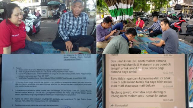 Oknum Mantan Kapolsek Narmada Ancam Bunuh Janda Bhayangkari