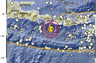 Gempa Selatan Bali 5.8 Terasa Hingga Pulau Sumbawa
