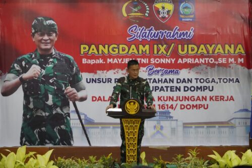 Pangdam IX/Udayana Kunjungi Proyek Pompa Hidram di Dompu