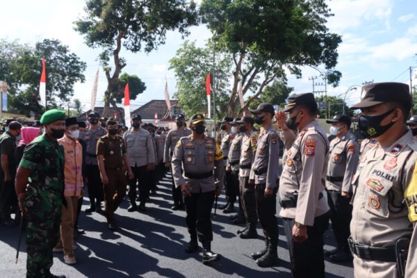 Apel Gabungan Polres Loteng Jelang Pilkades Serentak