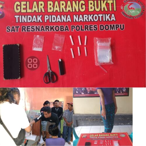 Asik Pesta Narkoba Residivis Diciduk Team Bravo Polres Dompu