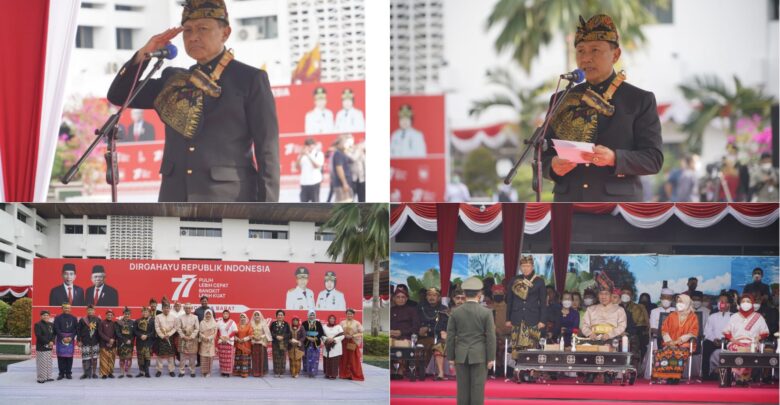 Upacara Hari Ulang Tahun ke 77 Republik Indonesia
