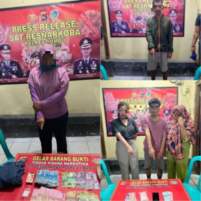 Satresnarkoba Polres Dompu Ringkus Bandar Besar