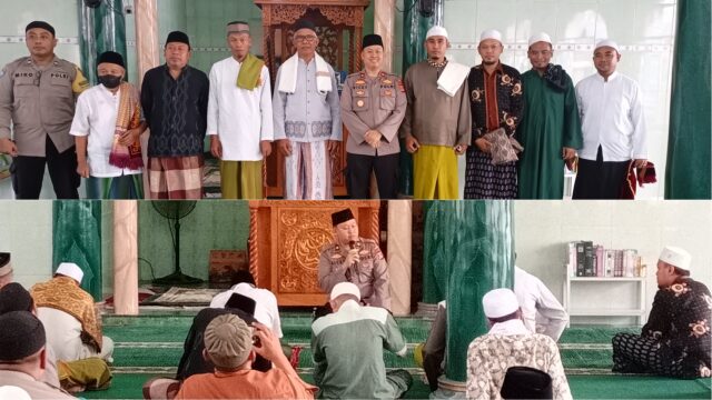 Safari Jum'at Kapolsek Ampenan di Masjid Al Istiqomah Gatep