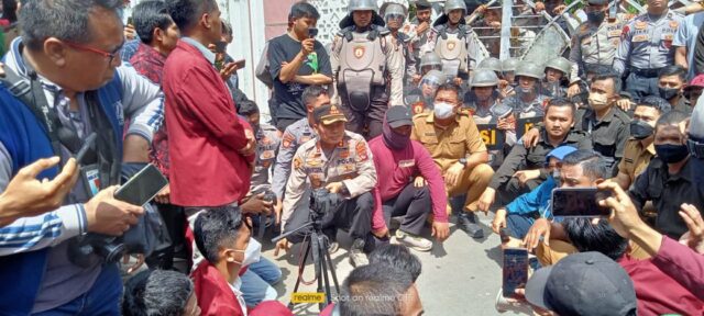 Polda NTB Apresiasi Aksi Mahasiswa Tolak Kenaikan BBM Kondusif