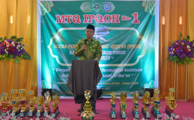 Gubernur Hadiri MTQ IPQOH Kabupaten Lombok Timur
