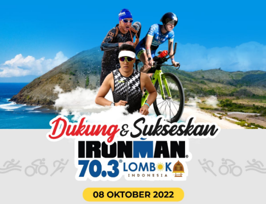 Sebanyak 406 Peserta dari 33 Negara di Event Ironman 70.3 Lombok