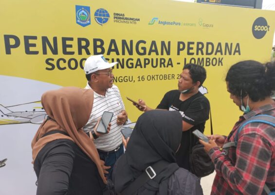 Maskapai Penerbangan Scoot Melayani Rute Lombok - Singapura