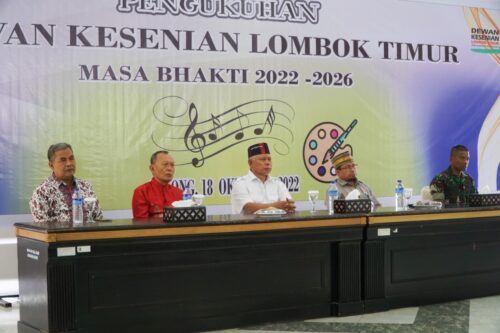 Bupati Lantik Pengurus Dewan Kesenian Kabupaten Lombok Timur