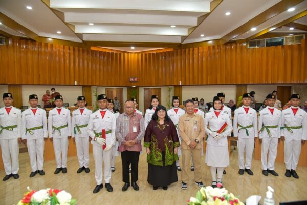 Penobatan Purna Paskibraka 2021 sebagai Duta Pancasila NTB