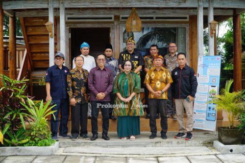 Sekda Lotim Memerima Rektor Universitas Gunadarma E.S. Margiant