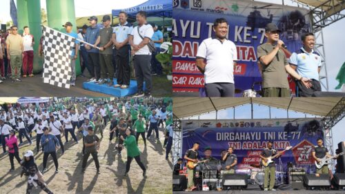 Fun Walk Digelar di HUT Tentara Nasional Indonesia ke-77