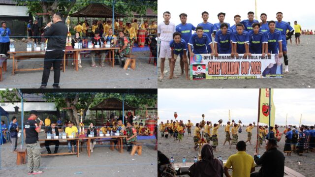 Open Turnamen Sepak Bola Pantai Gatep Holliday Cup 2022