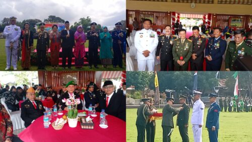 HUT ke-77 TNI digelar dilapangan Bhara Daksa POLDA NTB