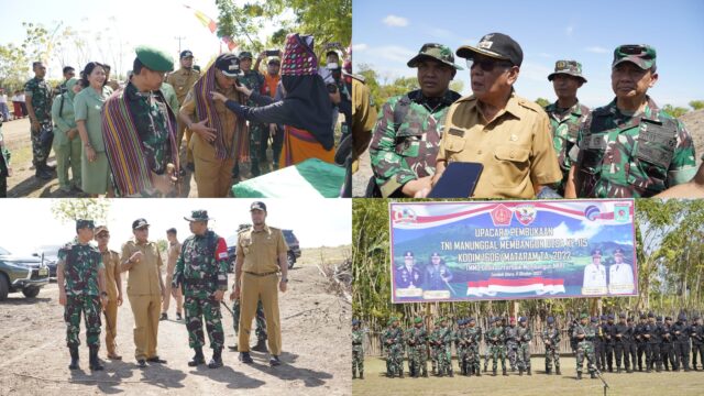 Pembukaan TMMD Ke- 115 bersama Danrem 162/WB dan Bupati KLU