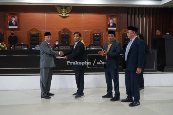 Bupati Lotim Sampaikan Penjelasan KUA PPAS 2023