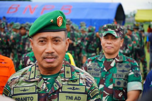 Dirdiklat Pusterad Apresiasi Latihan Bencana Alam Korem 162/WB