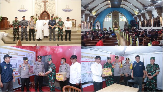 Jajaran Korem 162/WB, Tinjau gereja untuk pastikan perayaan Natal Aman