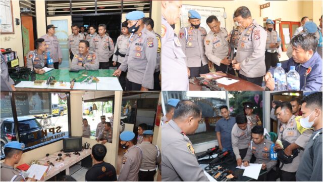 Inspeksi Mendadak Kapolres Lombok Tengah di Jajaran Polsek