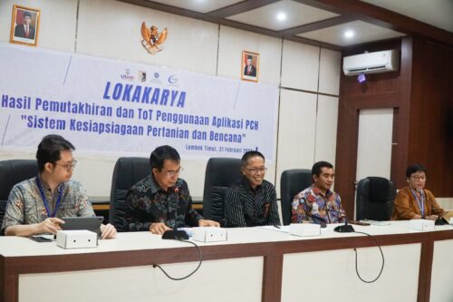 Launching Aplikasi PCH dari Kesiapsiagaan Pertanian dan Bencana