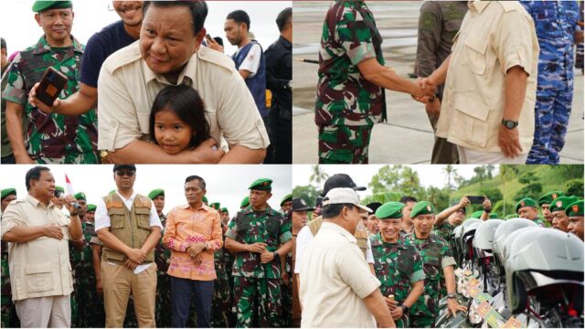 Menhan RI Selalu Didampingi Danrem 162/WB Saat Berkunjung ke Loteng