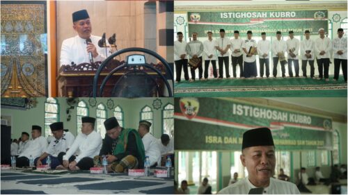 Perayaan Isra Mi'raj serta Istigosah Qubro Korem 162/WB