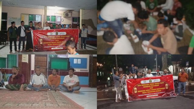 Sahur Bareng Anak SLB-A YPTN Almahsyar dengan Imigrasi Mataram dan AMSI NTB