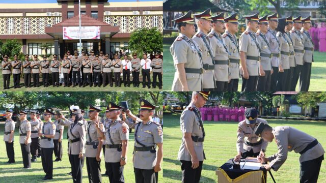 Sertijab Enam Pejabat di Polres Lotara Dipimpin Langsung Kapolres
